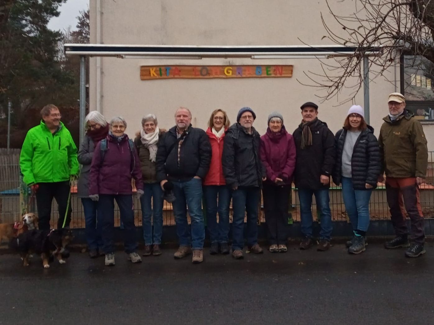Start im Lohgraben und unterwegs schlossen sich noch einige an; Foto OG Start im Lohgraben und unterwegs schlossen sich noch einige an; Foto OG